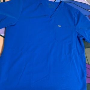 GUC FIGS Men’s Scrub Top Royal XXL